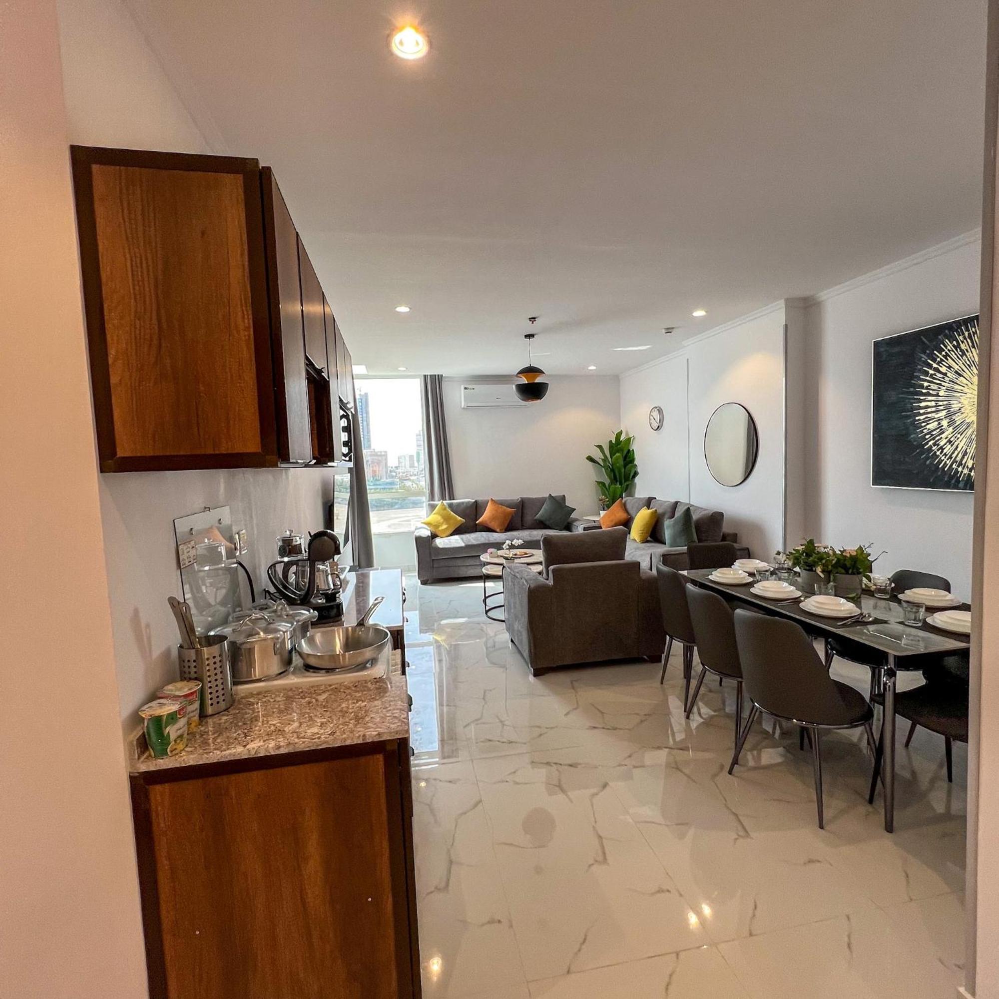 The Red Sea Apartment شقة البحر الأحمر Yidda Exterior foto